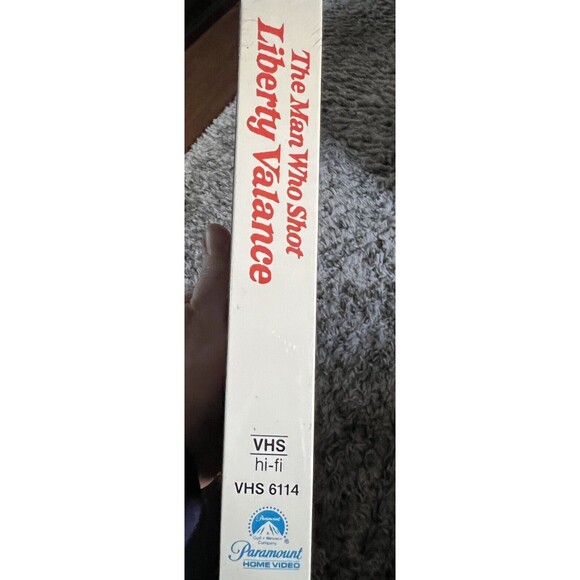 The Man Who Shot Liberty Valance VHS SEALED Watermarks Paramount NO BARCODE 1979 - Picture 5 of 8